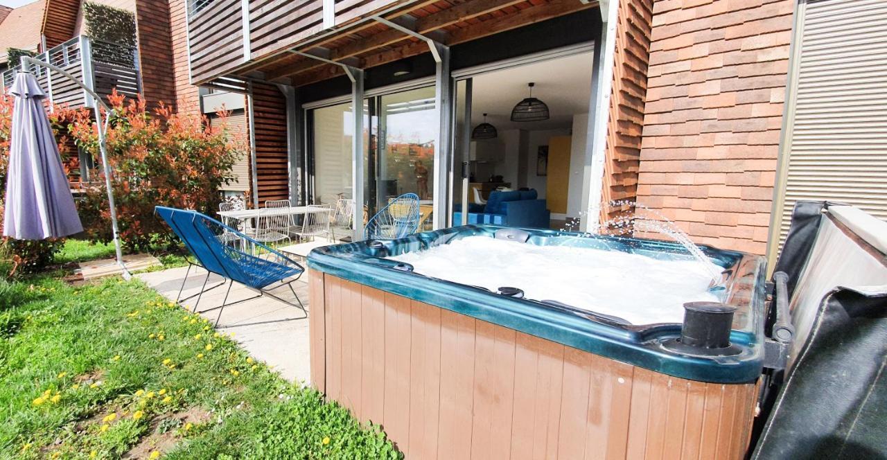 萨尔拉拉卡内达Open Sun Avec Jacuzzi Privatif Et Parking Prive公寓 外观 照片