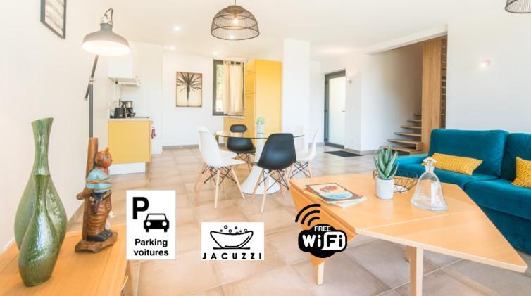 萨尔拉拉卡内达Open Sun Avec Jacuzzi Privatif Et Parking Prive公寓 外观 照片